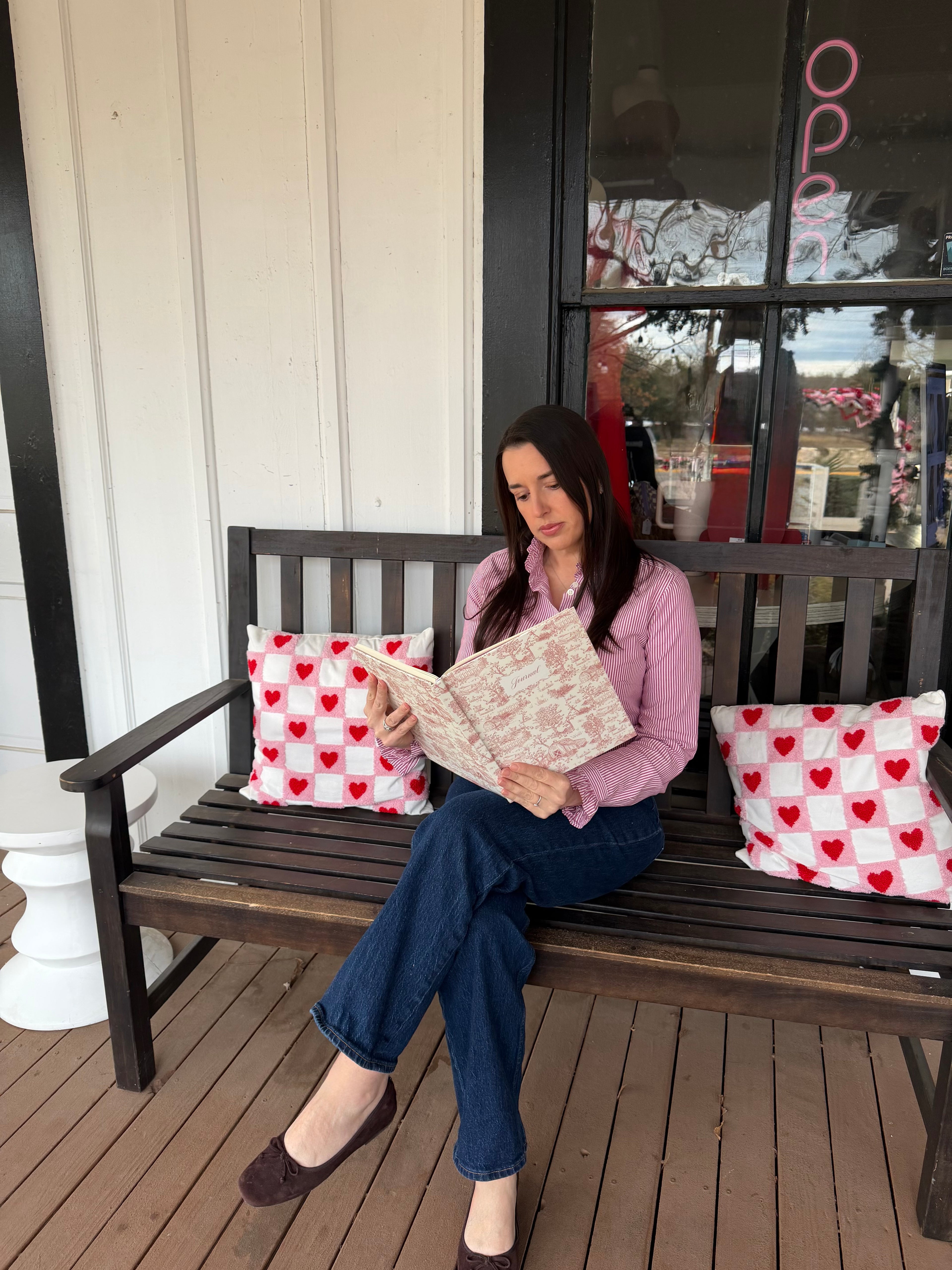 Pink Toile Heirloom Journal