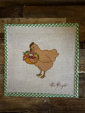 Harvest Garden Hen | Needlepoint Canvas
