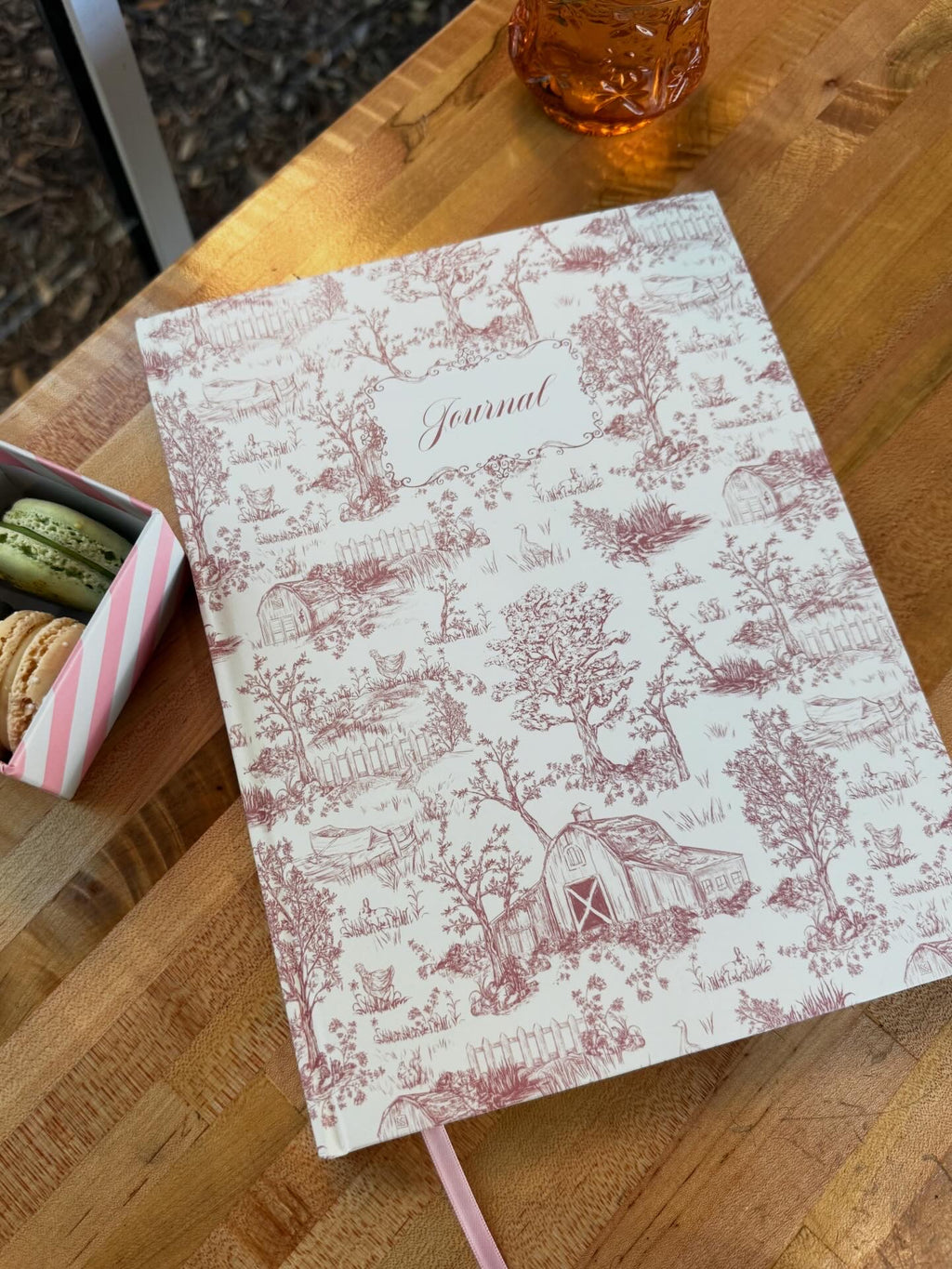 Cozy Toile Journal (Pink)