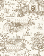 Cozy Toile Journal (Taupe)