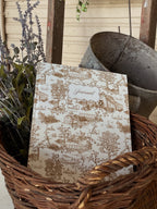 Cozy Toile Journal (Taupe)